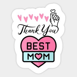 Thank you mom Sticker